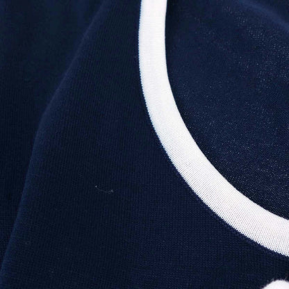 Chanel 1996 Short Sleeve Top Navy #42
