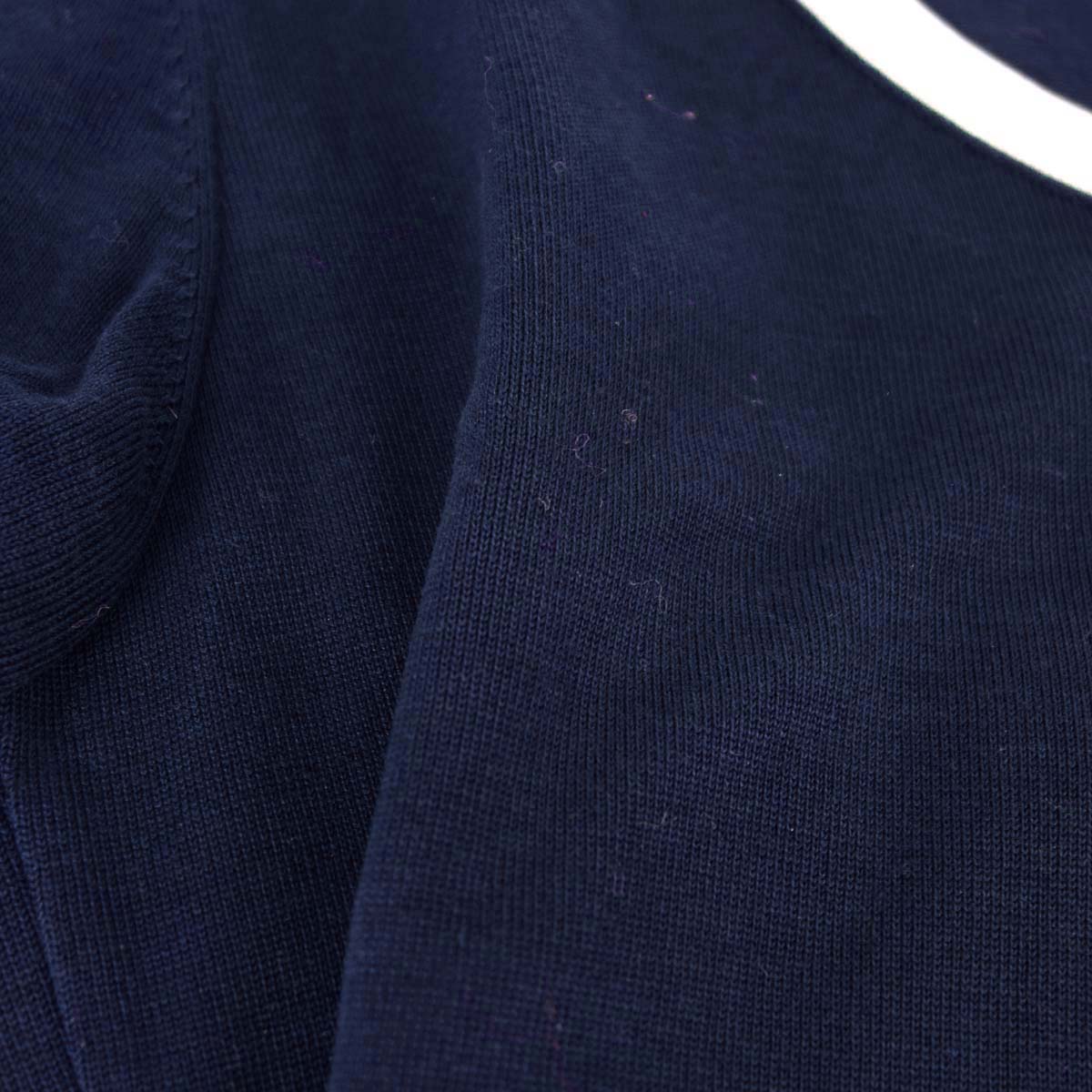 Chanel 1996 Short Sleeve Top Navy #42