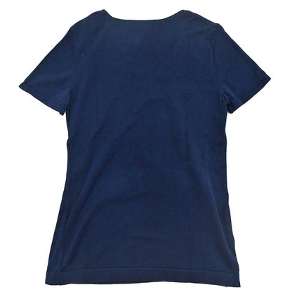 Chanel 1996 Short Sleeve Top Navy #42
