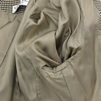 Christian Dior Setup Suit Jacket Skirt Brown #38–40