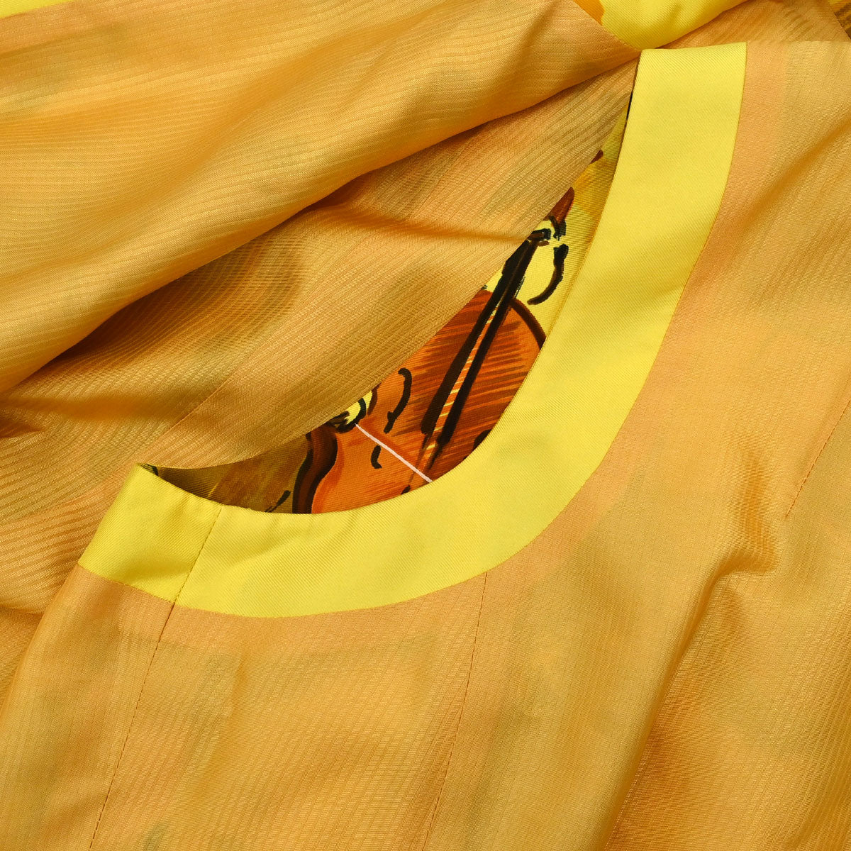 Hermes Sleeveless Jacket Vest Concerto Yellow #42