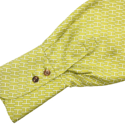 Hermes Shirt Blouse Green #42