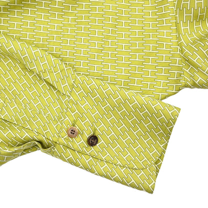 Hermes Shirt Blouse Green #42