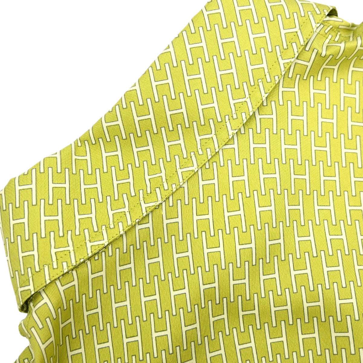 Hermes Shirt Blouse Green #42