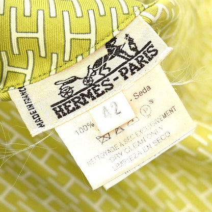 Hermes Shirt Blouse Green #42