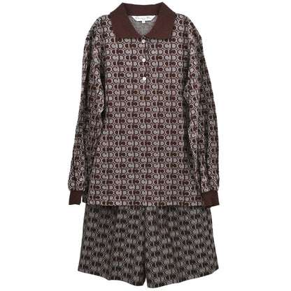 Christian Dior Sports Setup Top Pants Brown #S