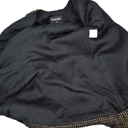Chanel 2011 Tweed Coat Black Gold #38