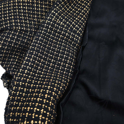 Chanel 2011 Tweed Coat Black Gold #38