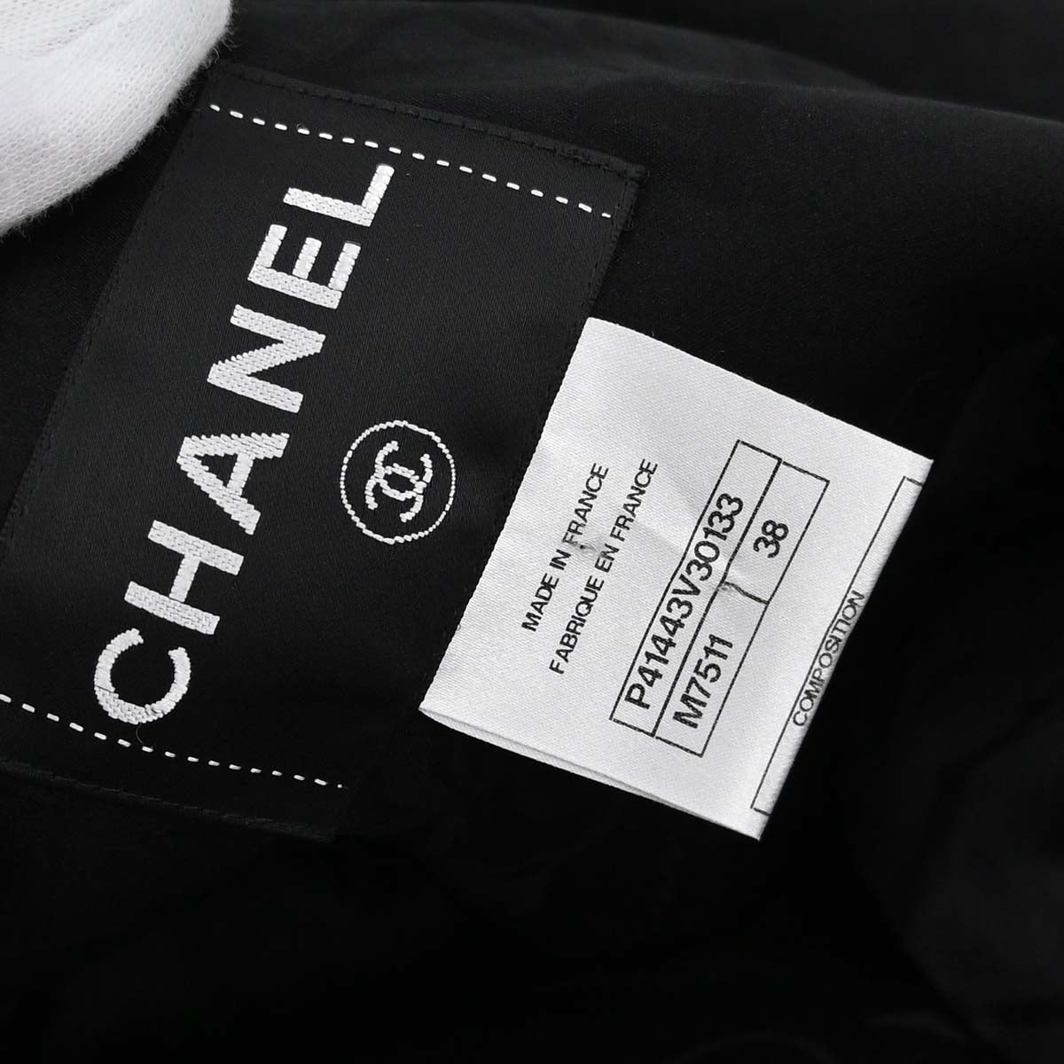 Chanel 2011 Tweed Coat Black Gold #38