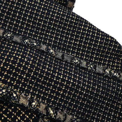Chanel 2011 Tweed Coat Black Gold #38