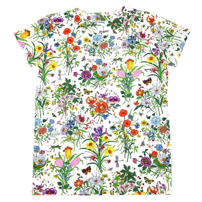 Gucci Short Sleeve Top T-shirt Floral White #M