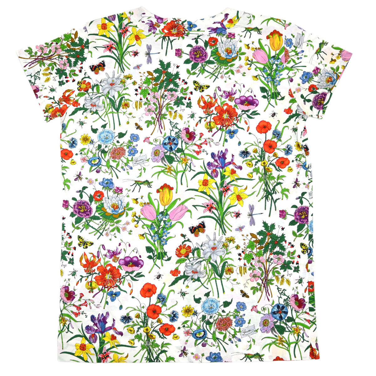 Gucci Short Sleeve Top T-shirt Floral White #M