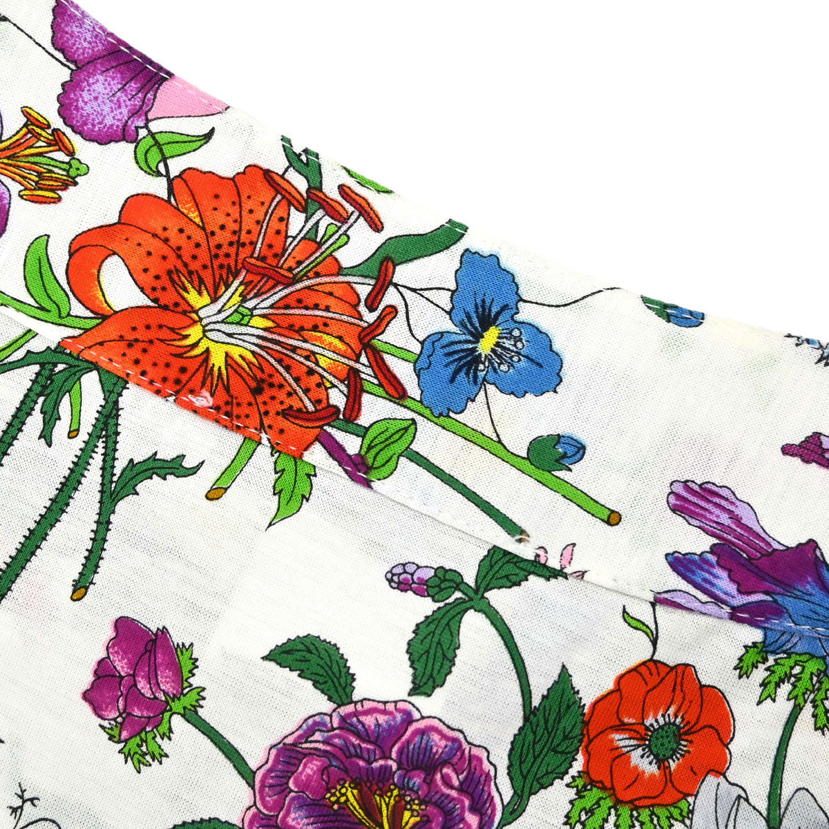 Gucci Short Sleeve Top T-shirt Floral White #M