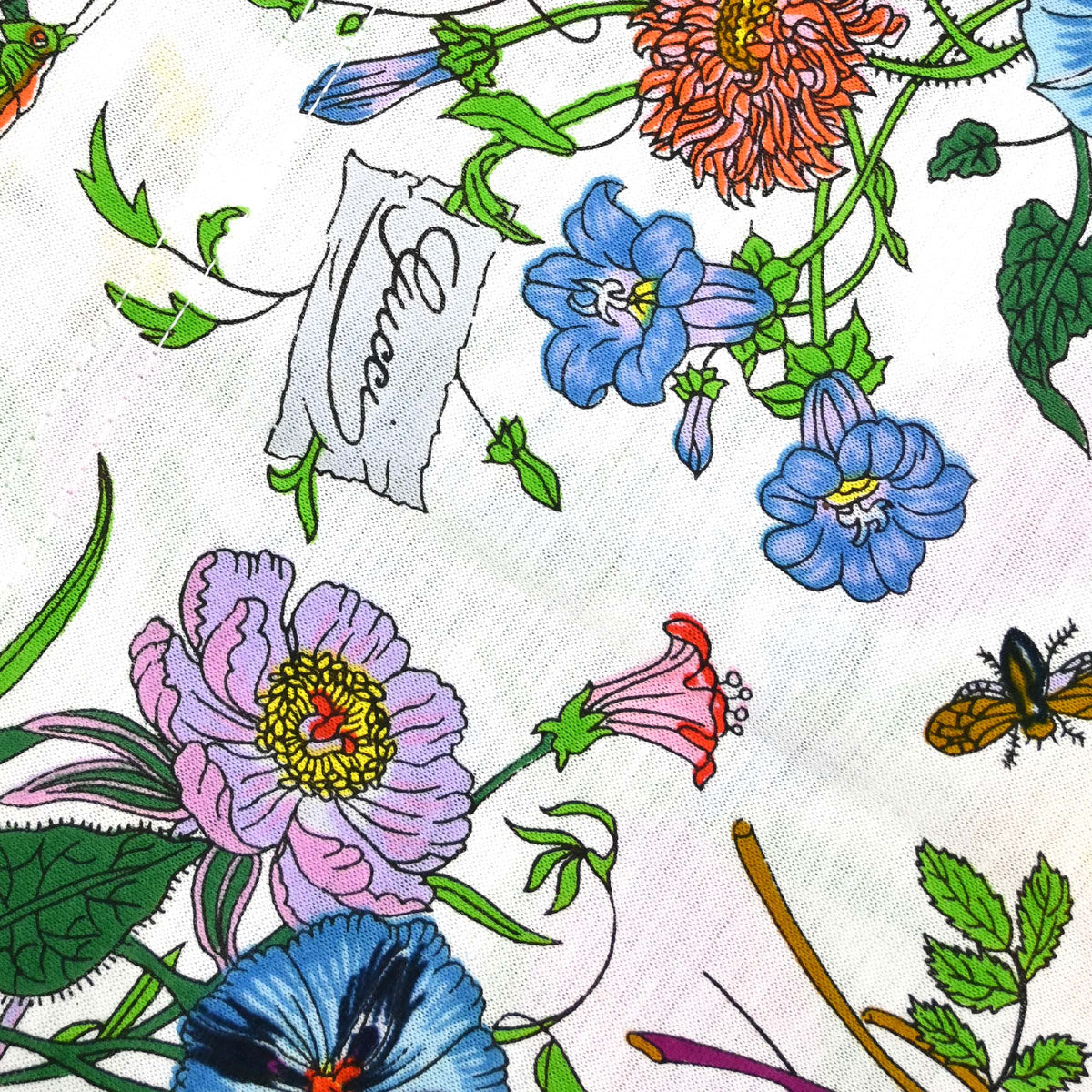 Gucci Short Sleeve Top T-shirt Floral White #M