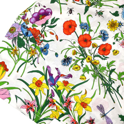 Gucci Short Sleeve Top T-shirt Floral White #M