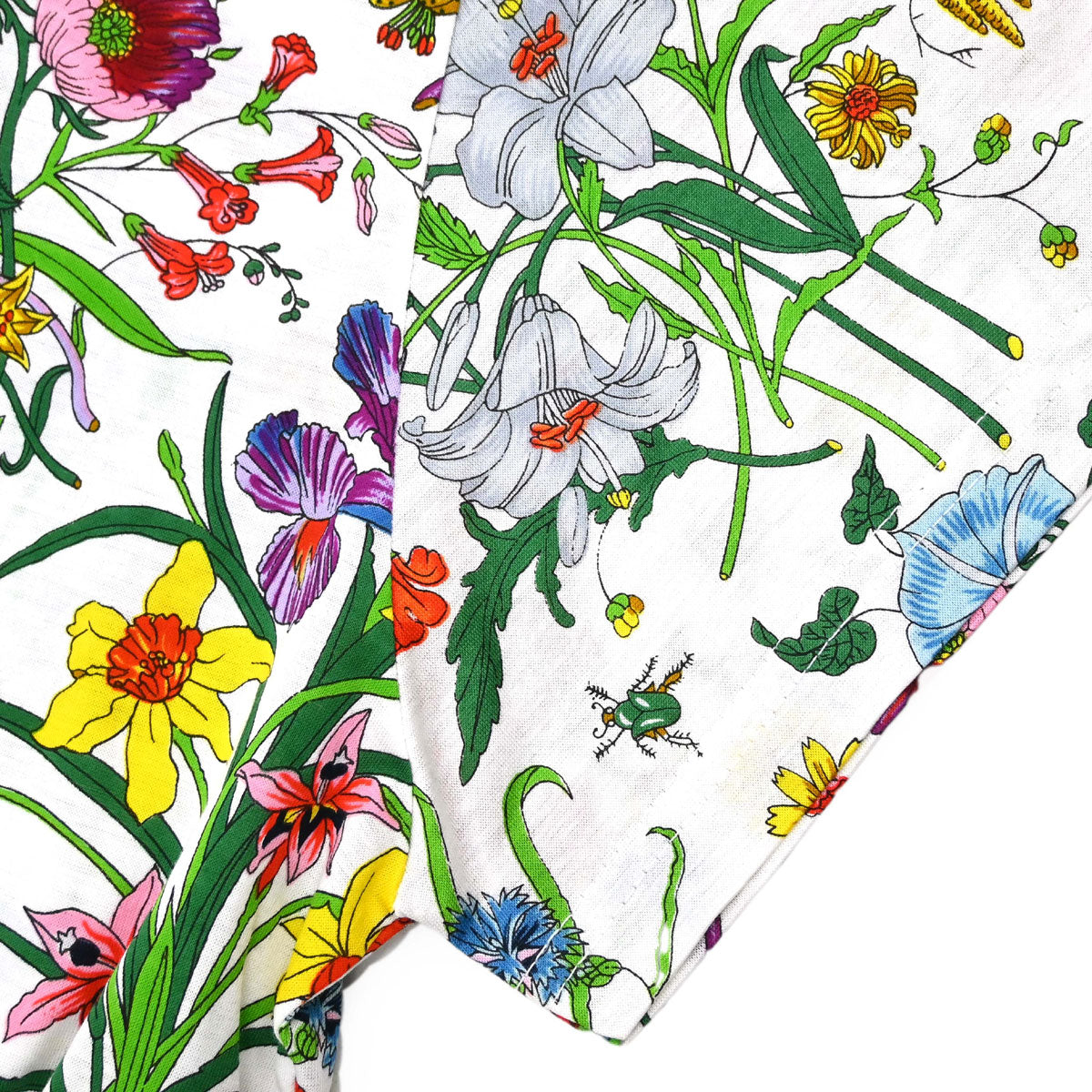 Gucci Short Sleeve Top T-shirt Floral White #M