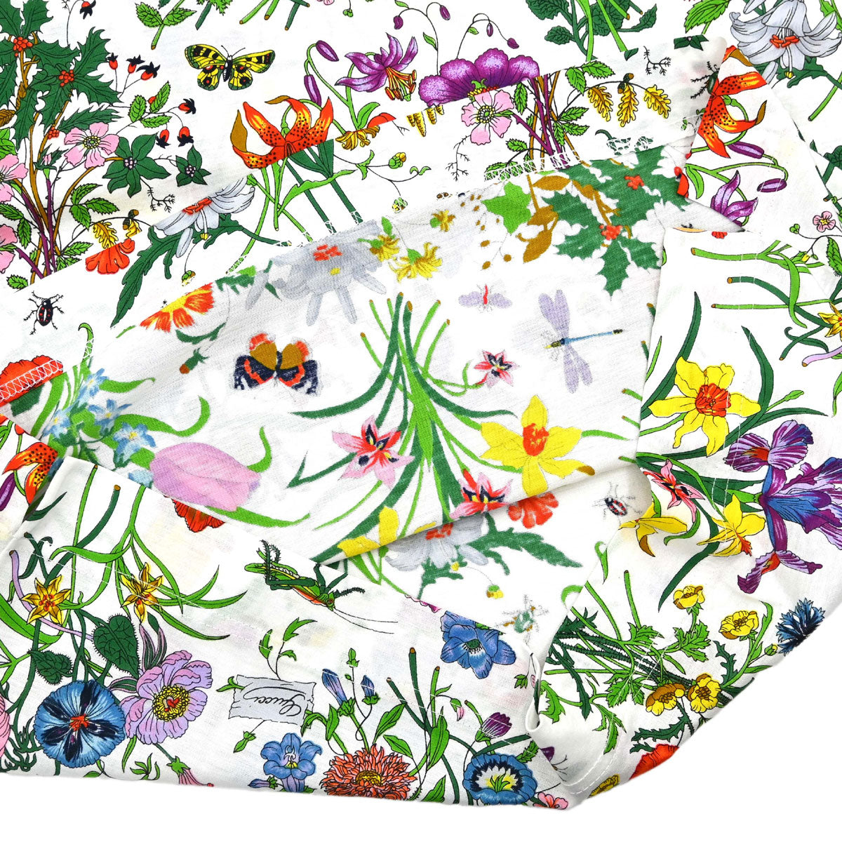 Gucci Short Sleeve Top T-shirt Floral White #M