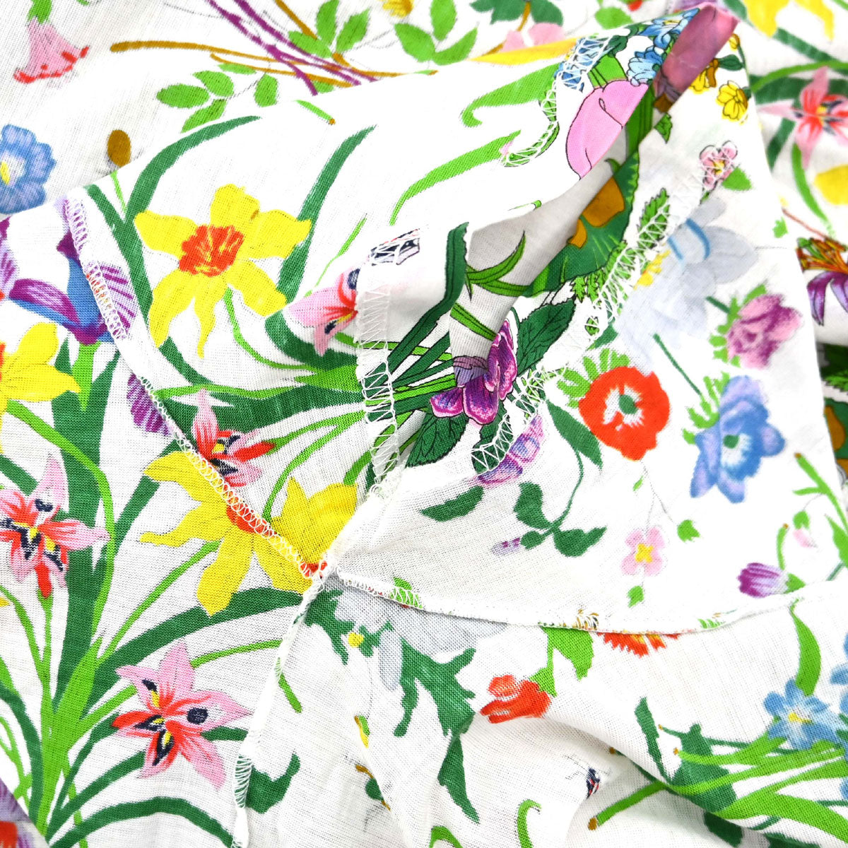Gucci Short Sleeve Top T-shirt Floral White #M