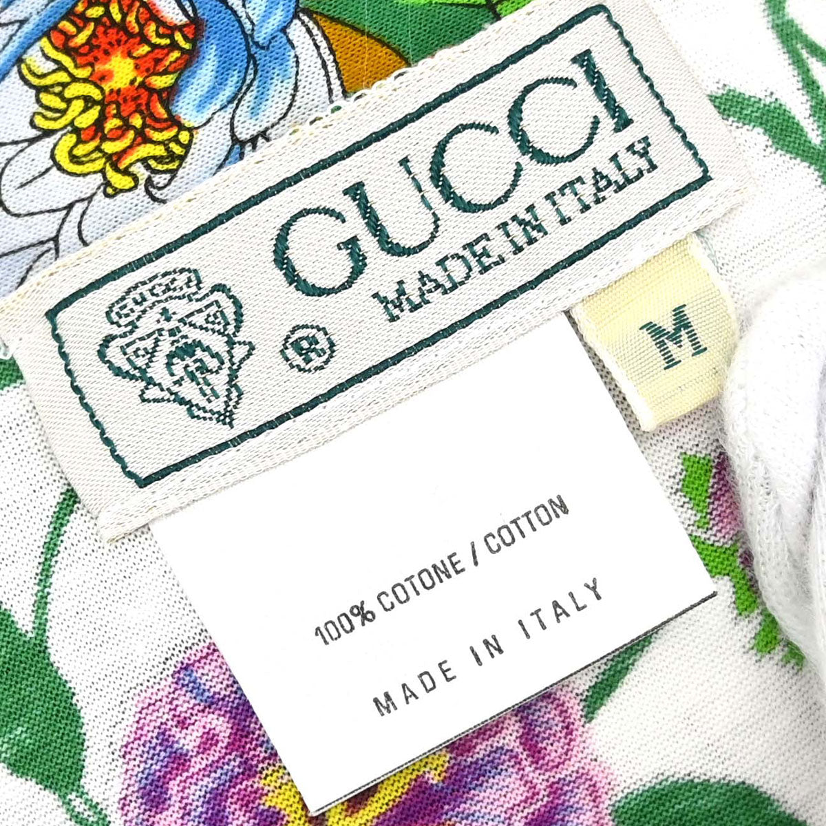 Gucci Short Sleeve Top T-shirt Floral White #M