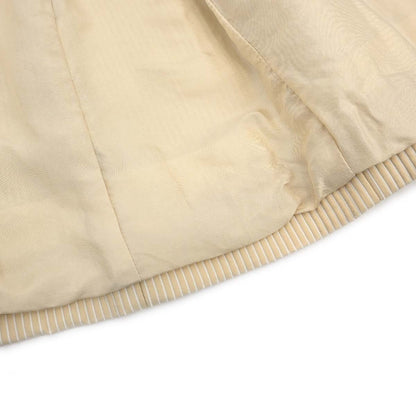 Chanel 2001 Striped Jacket Beige Ivory #46