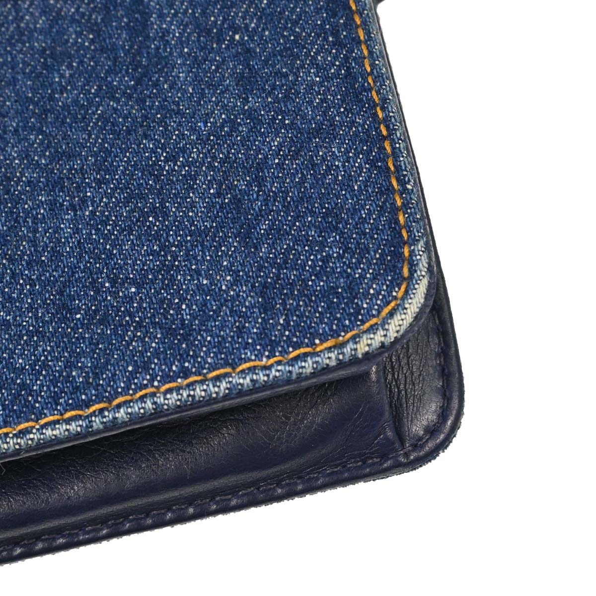 Chanel Blue Denim Timeless Wallet on Chain WOC Shoulder Bag
