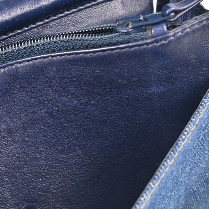 Chanel Blue Denim Timeless Wallet on Chain WOC Shoulder Bag