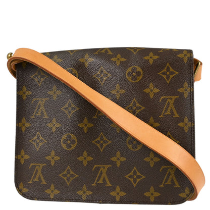 Louis Vuitton Monogram Cartouchiere MM Shoulder Bag M51253
