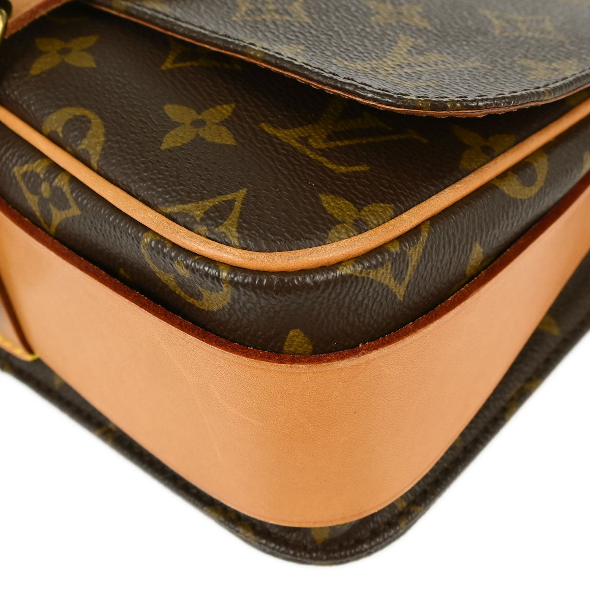 Louis Vuitton Monogram Cartouchiere MM Shoulder Bag M51253