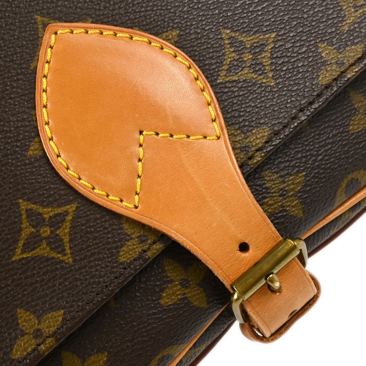 Louis Vuitton Monogram Cartouchiere MM Shoulder Bag M51253