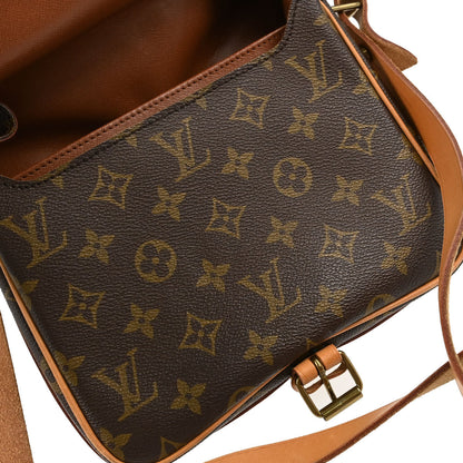 Louis Vuitton Monogram Cartouchiere MM Shoulder Bag M51253