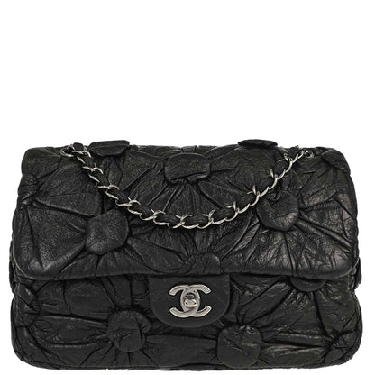 Chanel 2015-2016 Black Lambskin Lemaire Puffed Flap Bag Shoulder Bag