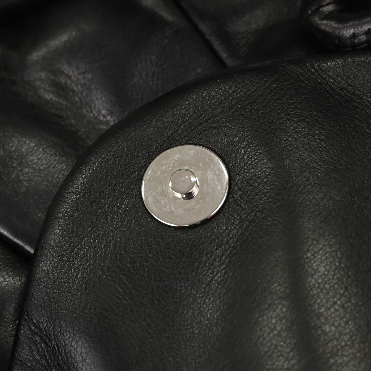 Chanel 2004-2005 Black Lambskin Ring Handle Hobo Handbag