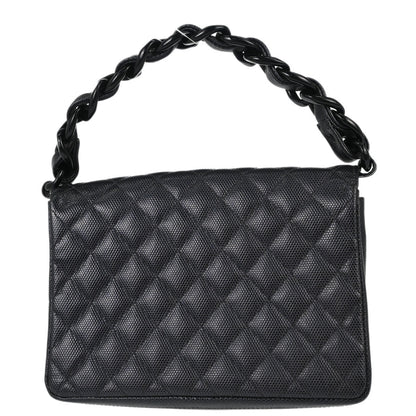 Chanel Navy Embossed Calfskin Handbag
