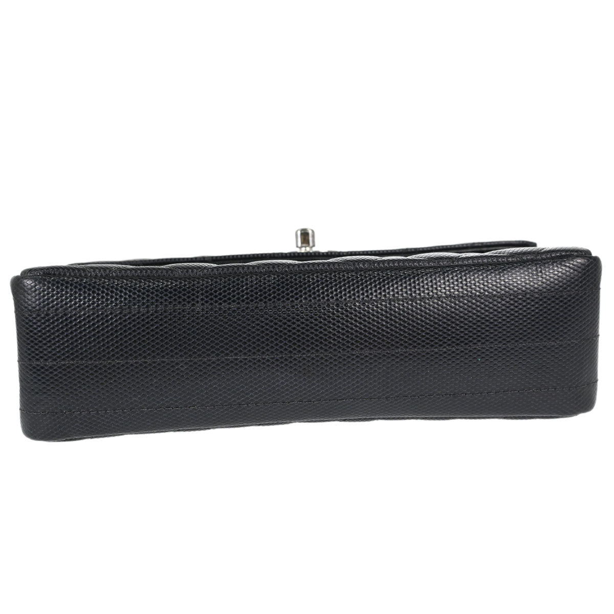 Chanel Navy Embossed Calfskin Handbag