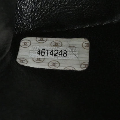Chanel Navy Embossed Calfskin Handbag