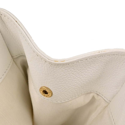 Chanel White Calfskin Executive Cerf 2way Shoulder Tote Bag