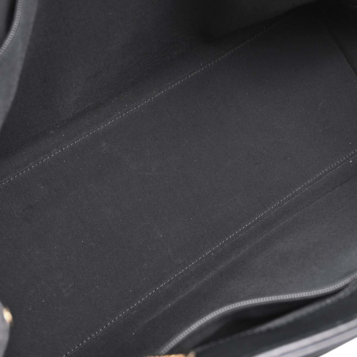 Chanel Black Deerskin Executive Cerf 2way Shoulder Tote Bag