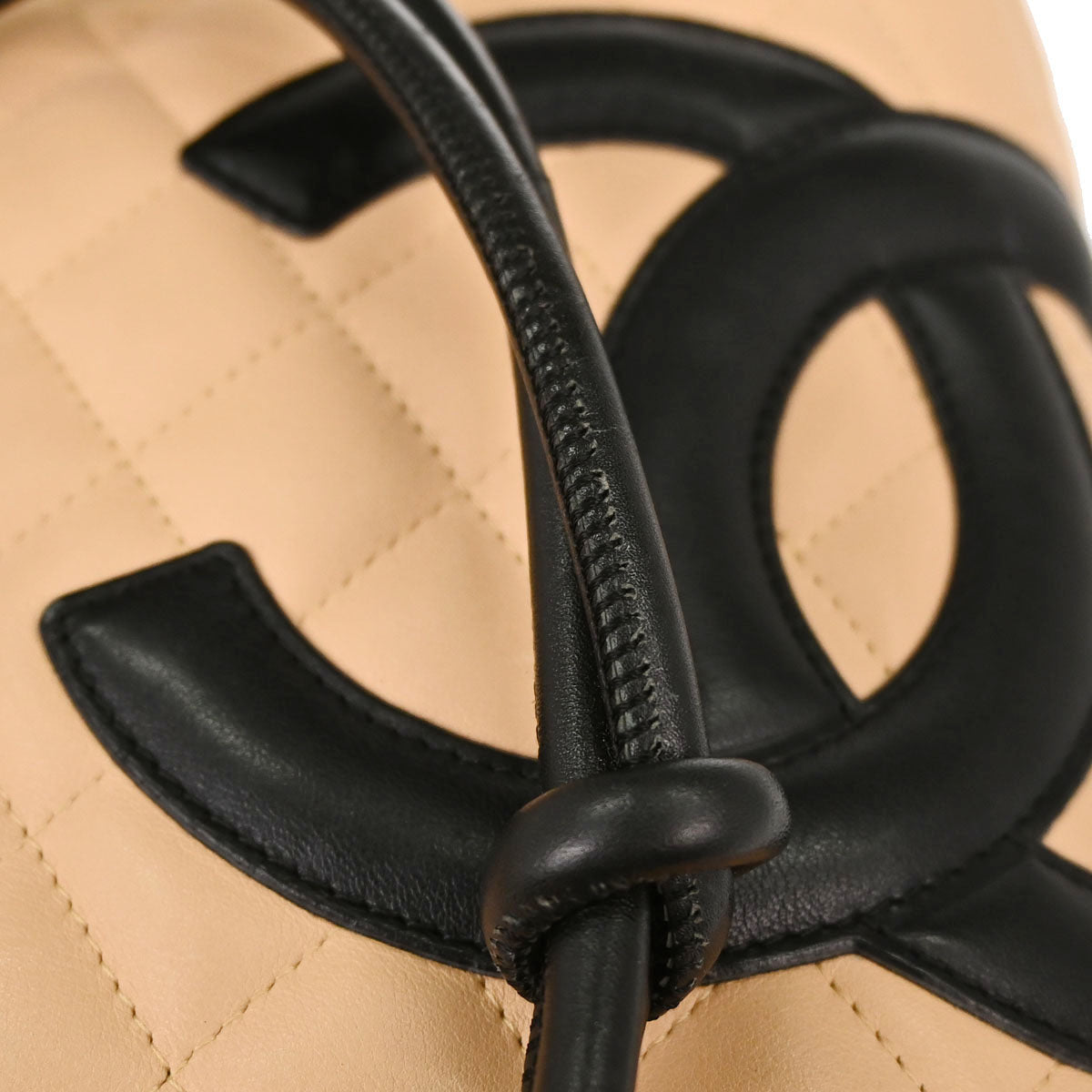 Chanel Beige Calfskin Cambon Ligne Tote Handbag