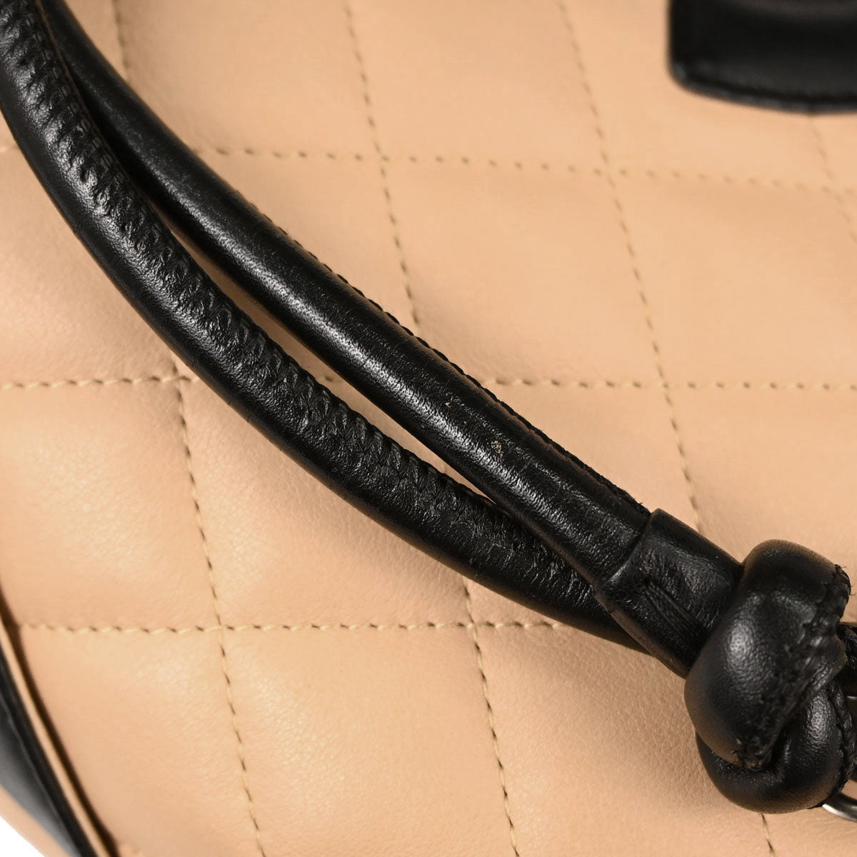 Chanel Beige Calfskin Cambon Ligne Tote Handbag
