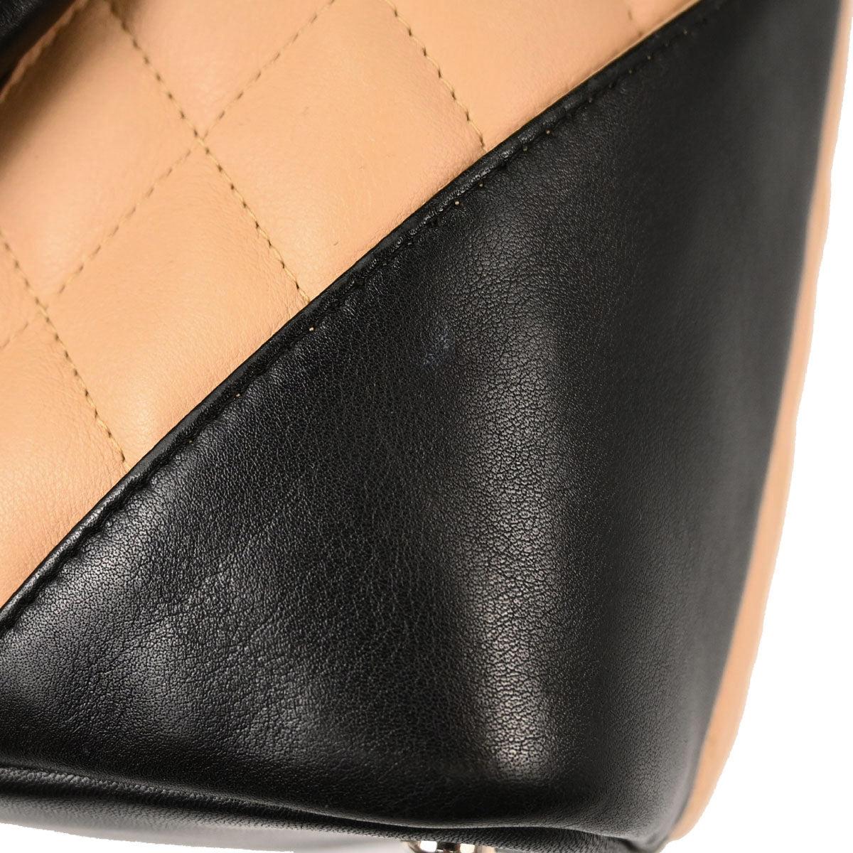 Chanel Beige Calfskin Cambon Ligne Tote Handbag