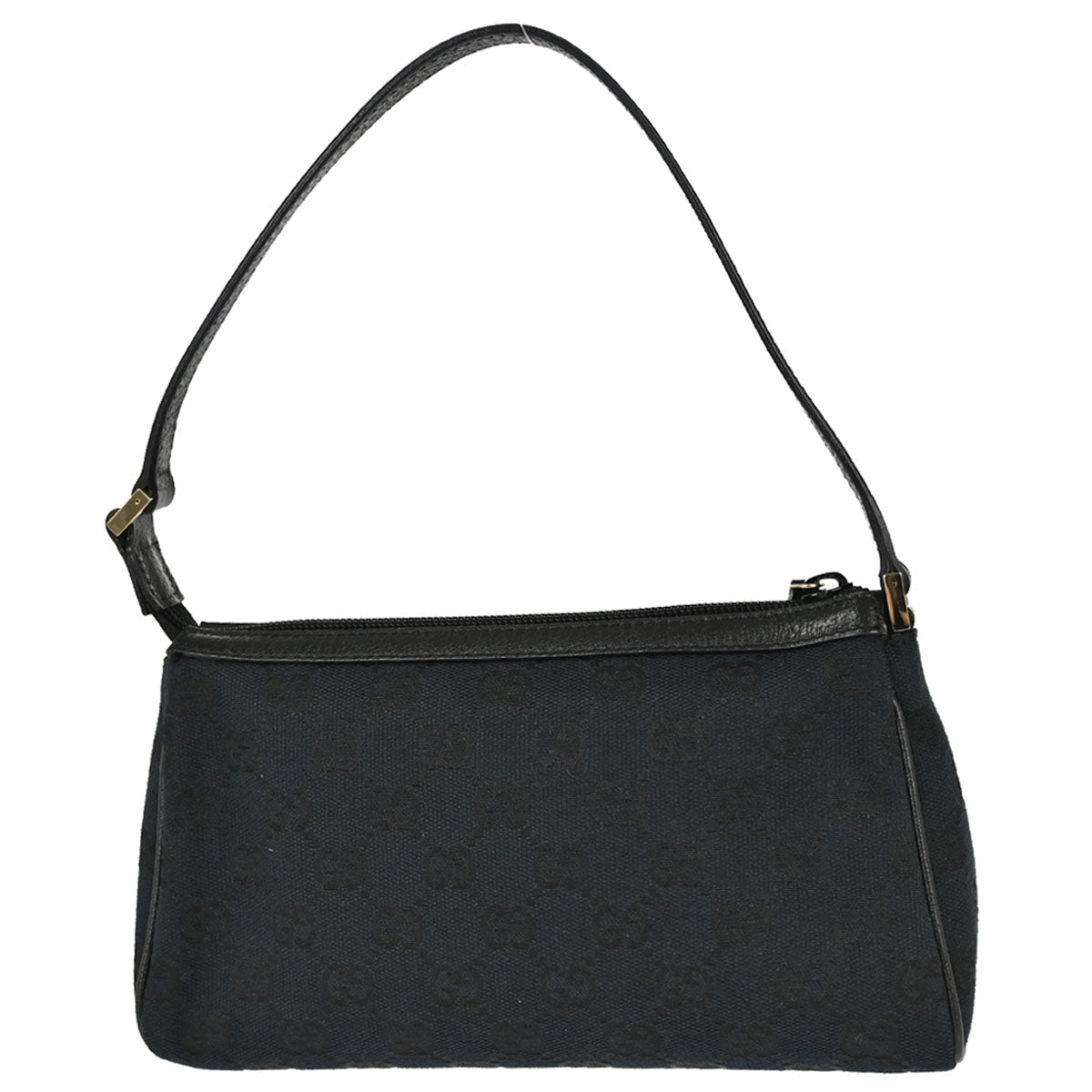 Gucci Black Canvas GG Abbey D Ring Handbag