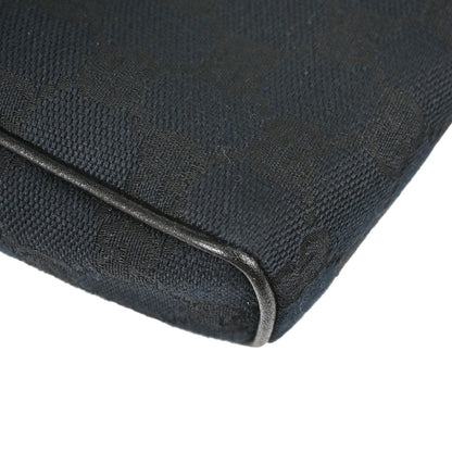 Gucci Black Canvas GG Abbey D Ring Handbag