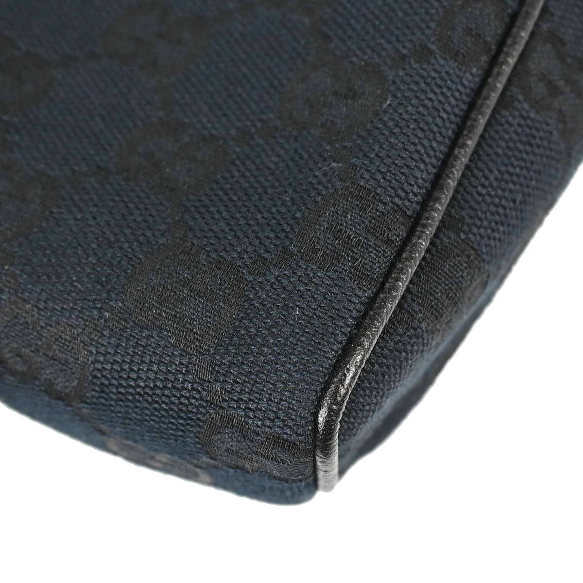 Gucci Black Canvas GG Abbey D Ring Handbag