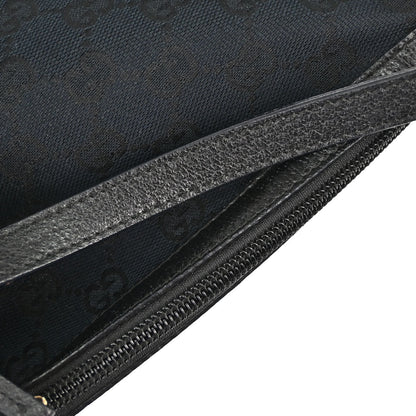 Gucci Black Canvas GG Abbey D Ring Handbag