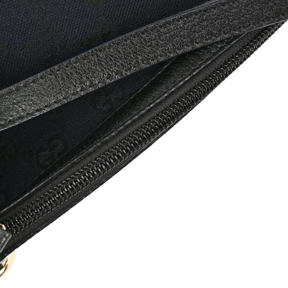 Gucci Black Canvas GG Abbey D Ring Handbag