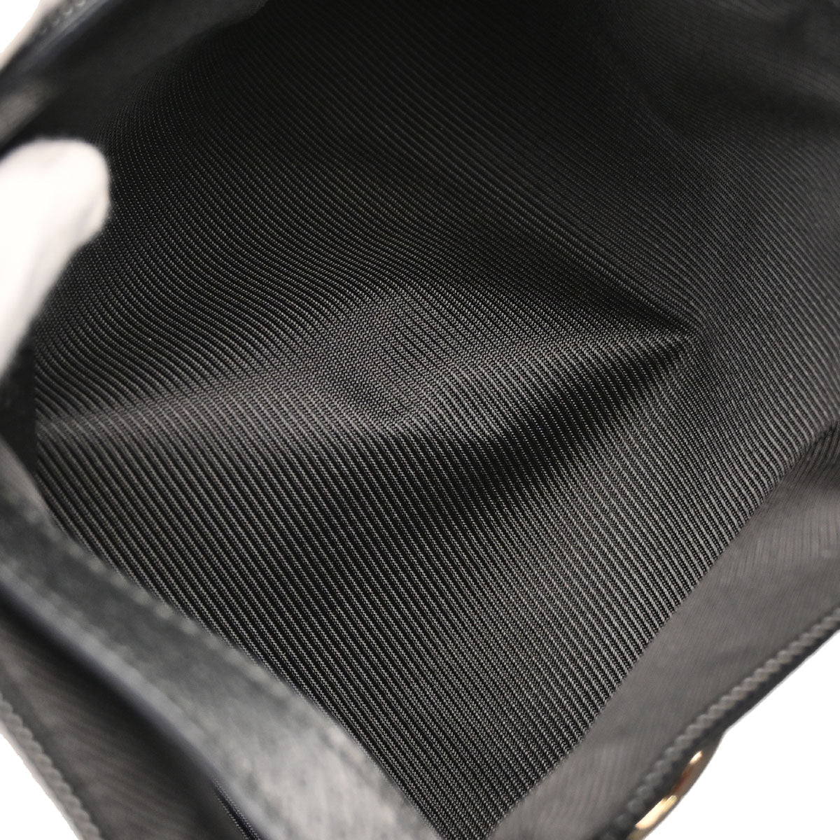 Gucci Black Canvas GG Abbey D Ring Handbag