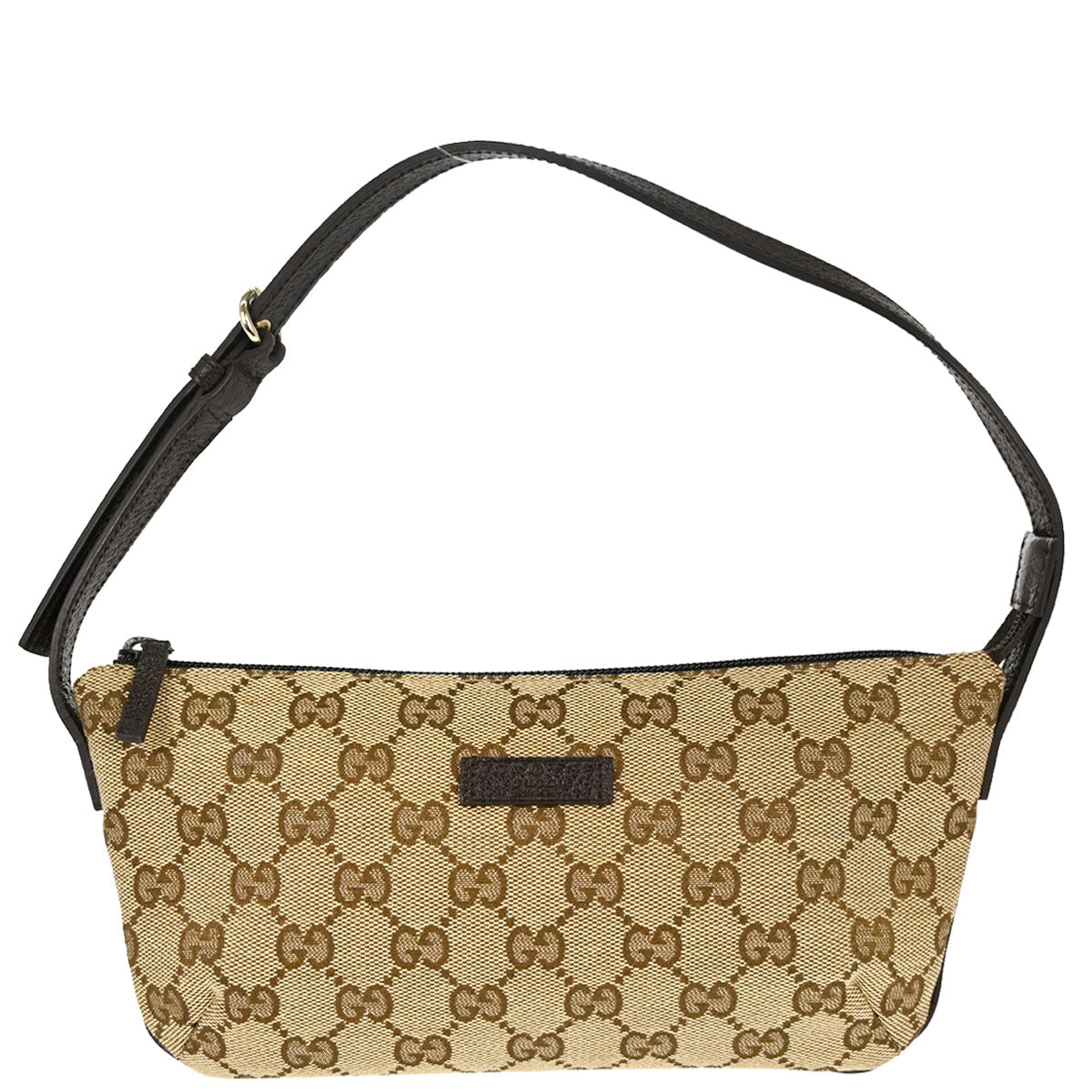 Gucci Beige Brown Canvas GG Handbag