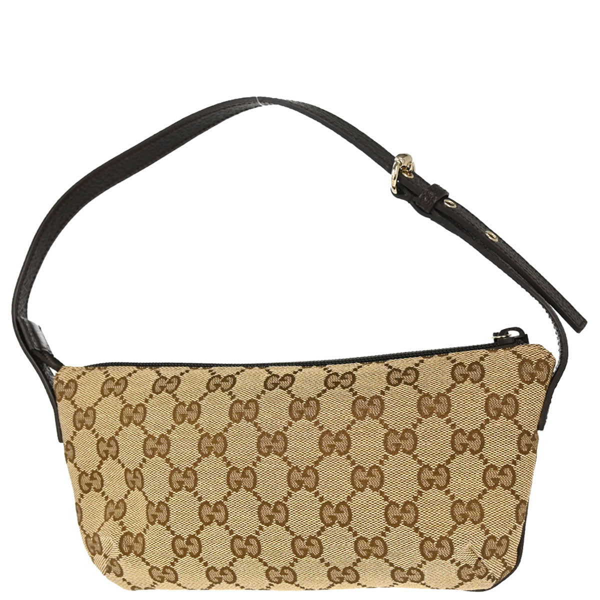 Gucci Beige Brown Canvas GG Handbag