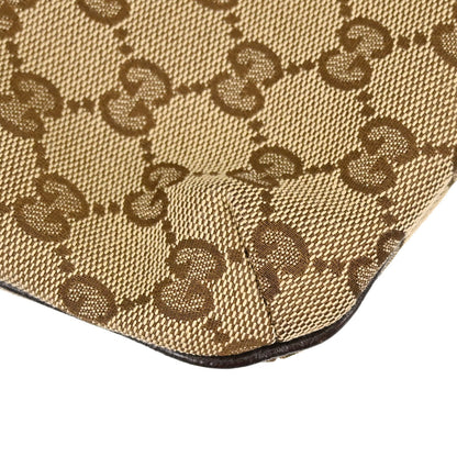 Gucci Beige Brown Canvas GG Handbag