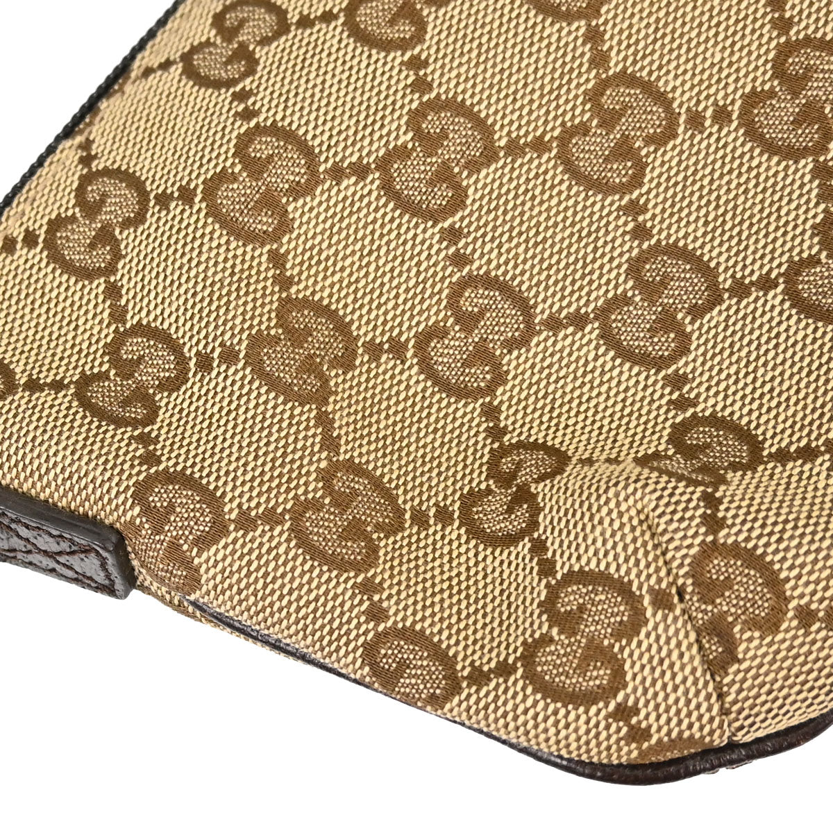 Gucci Beige Brown Canvas GG Handbag